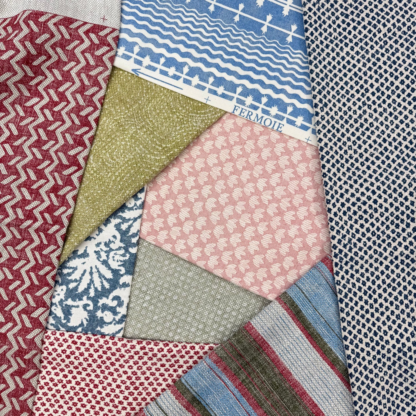 DYI Cushion Cover Set: Fermoie fabric
