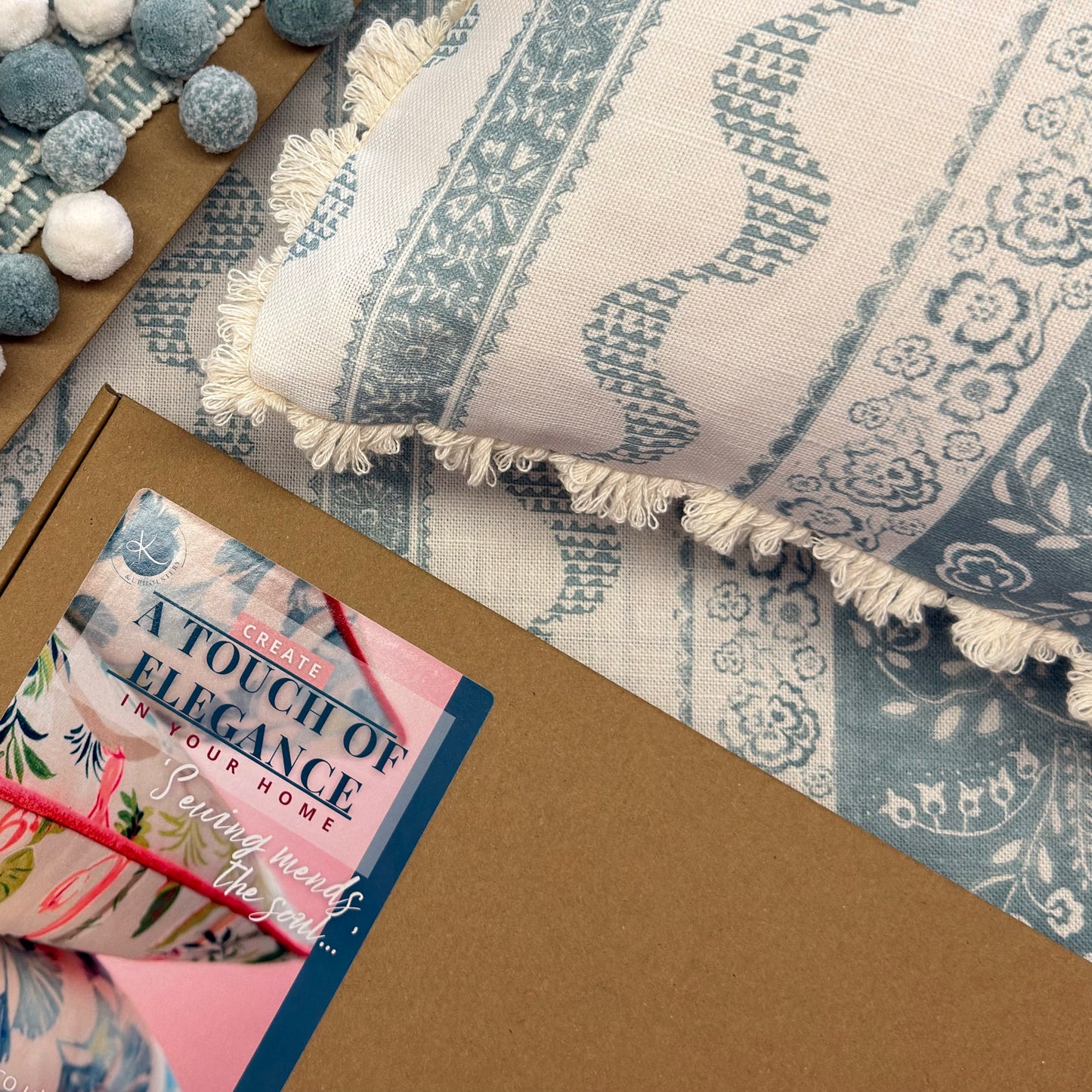 Limited Edition DIY Piped Cushion Cover Sets in Exclusive Julia Brendel Fabrics