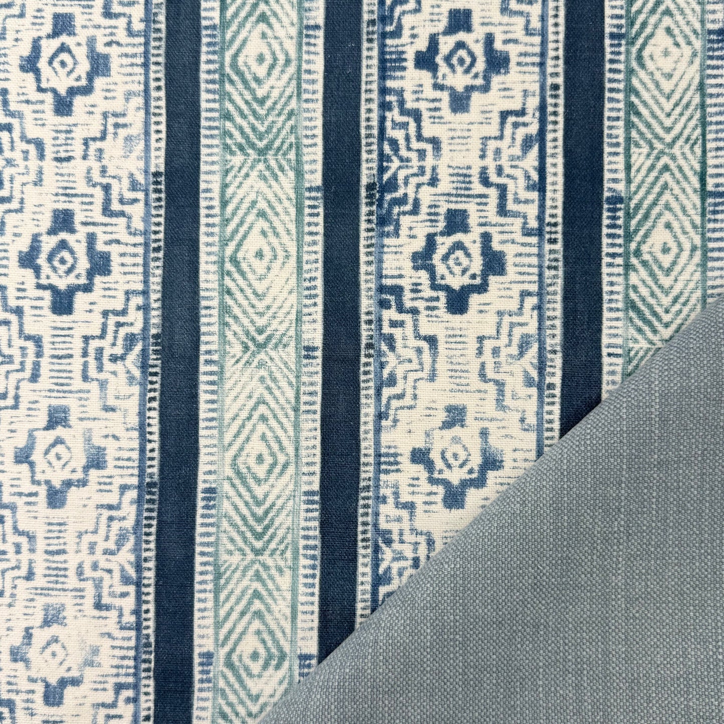 Blue DIY Piped Cushion Cover Set. Video Tutorial Included.