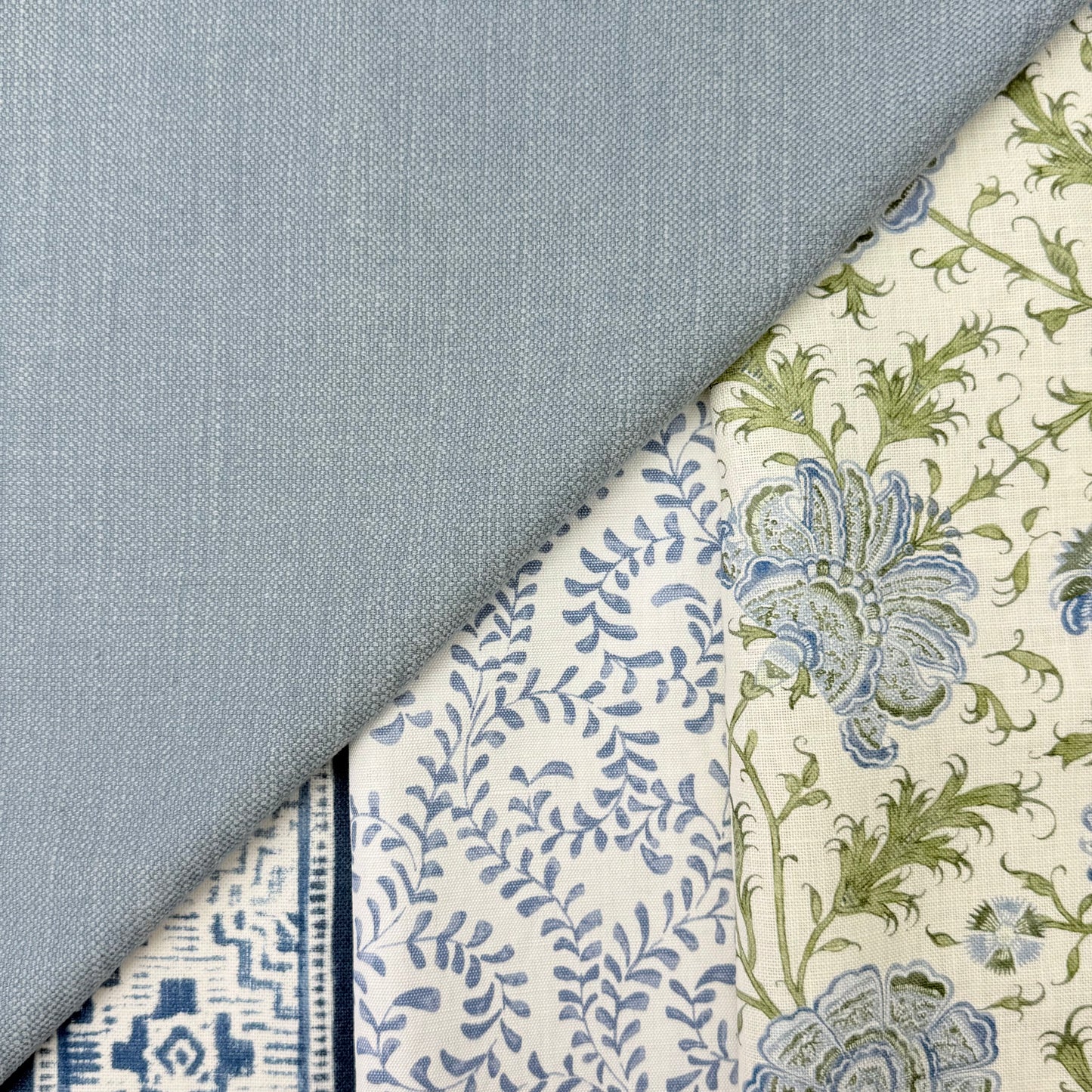 Blue DIY Piped Cushion Cover Set. Video Tutorial Included.